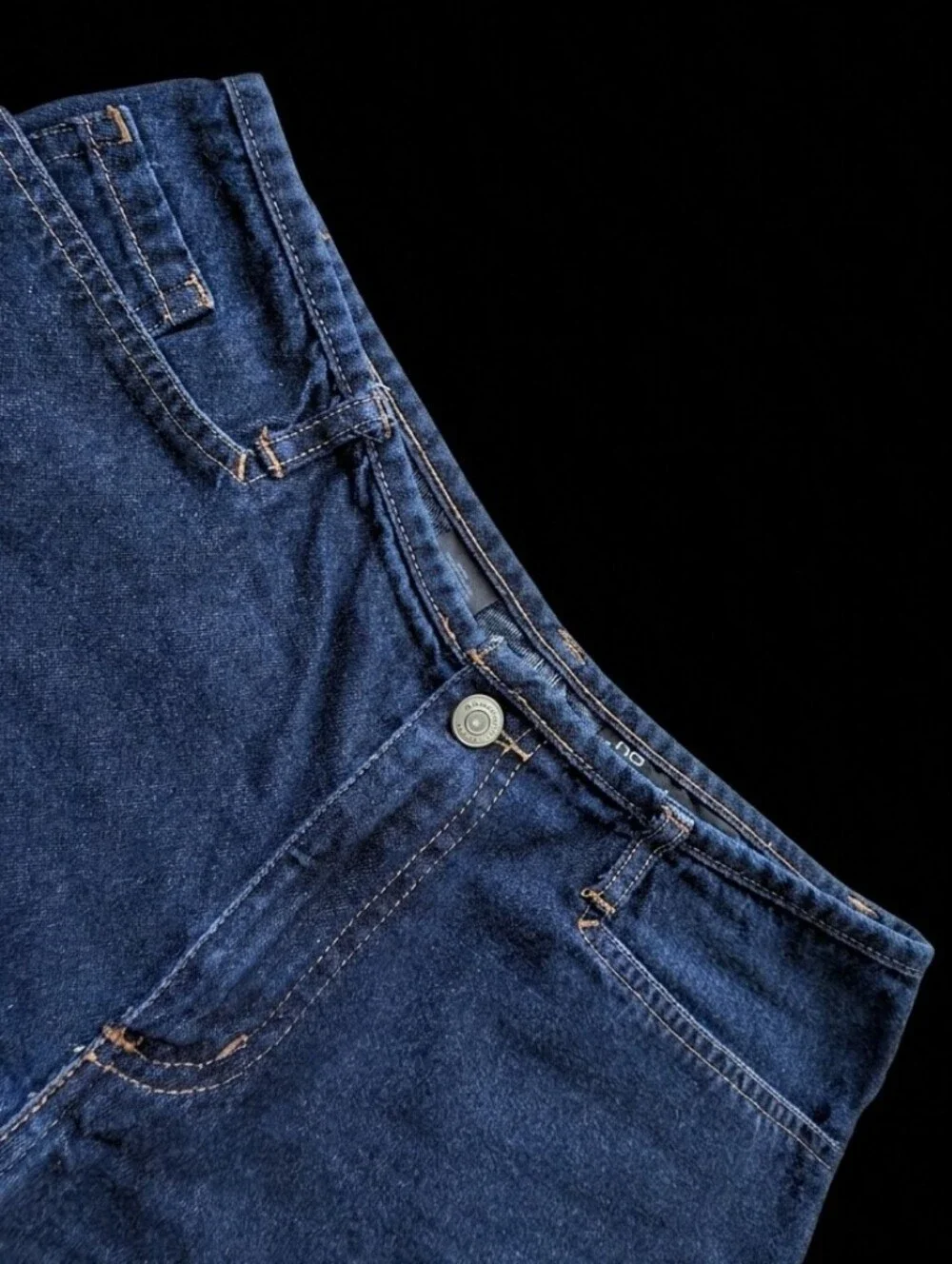 Dark Blue Denim Women's Shorts
